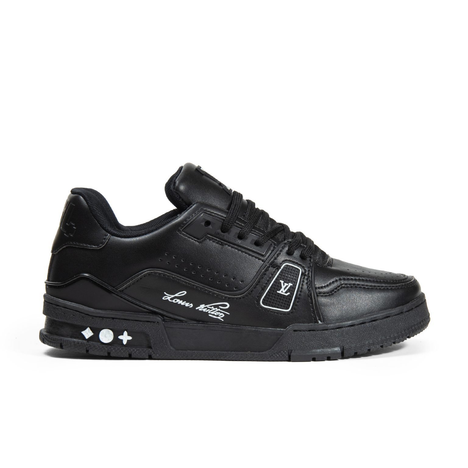 IMG_2124.jpeg Louis Vuitton LV Trainer Black Wool - Image 1