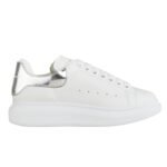 Alexander McQueen Sneakers Women Leather White/Pearl Grey