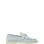 Loro Piana Summer Charms Walk Loafer Suede Spring Waterfall Melange