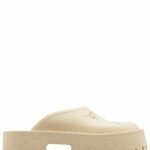 Gucci Elea perforated rubber platform mules