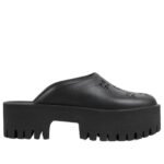 Gucci Perforated Rubber Platform Sandals