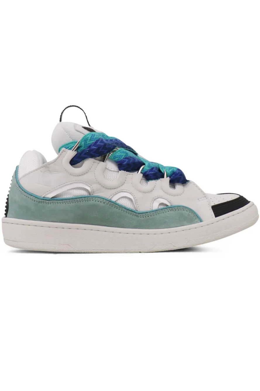lanvin-shoes-curb-sneakers-white-green-30952676851793.jpg.webp Lanvin Curb Sneaker White Blue - Image 1
