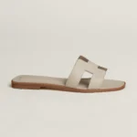 Hermes Oran sandal Beige Lin