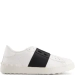 Valentino Garavani wahit balck  Open leather sneakers