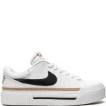 nike court legacy white black