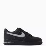Air Force 1 07 Trainers Black Wolf Grey