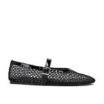 Alaïa  Black mesh ballet flats